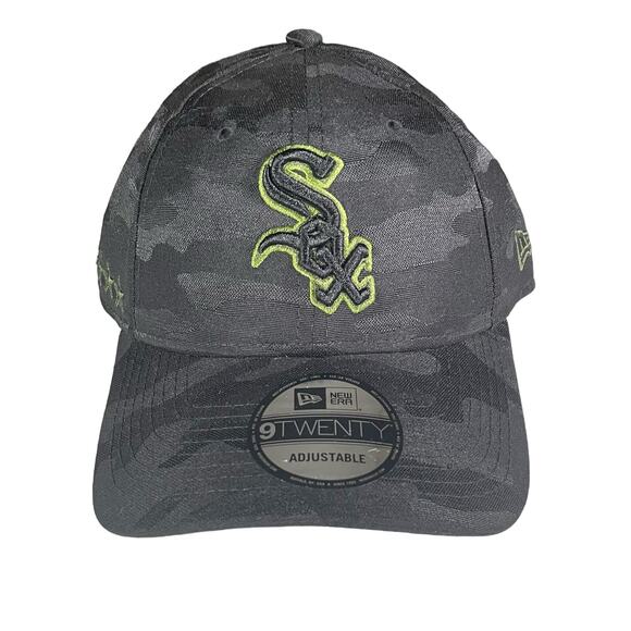 Chicago Whitesox Adjustable Hat New Era Logo Camo Cap Ballcap MLB Baseball NWT - Picture 1 of 12